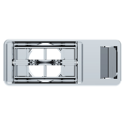 Chrome Plastic A/C Vent For 2001 & Earlier Kenworth - Driver
