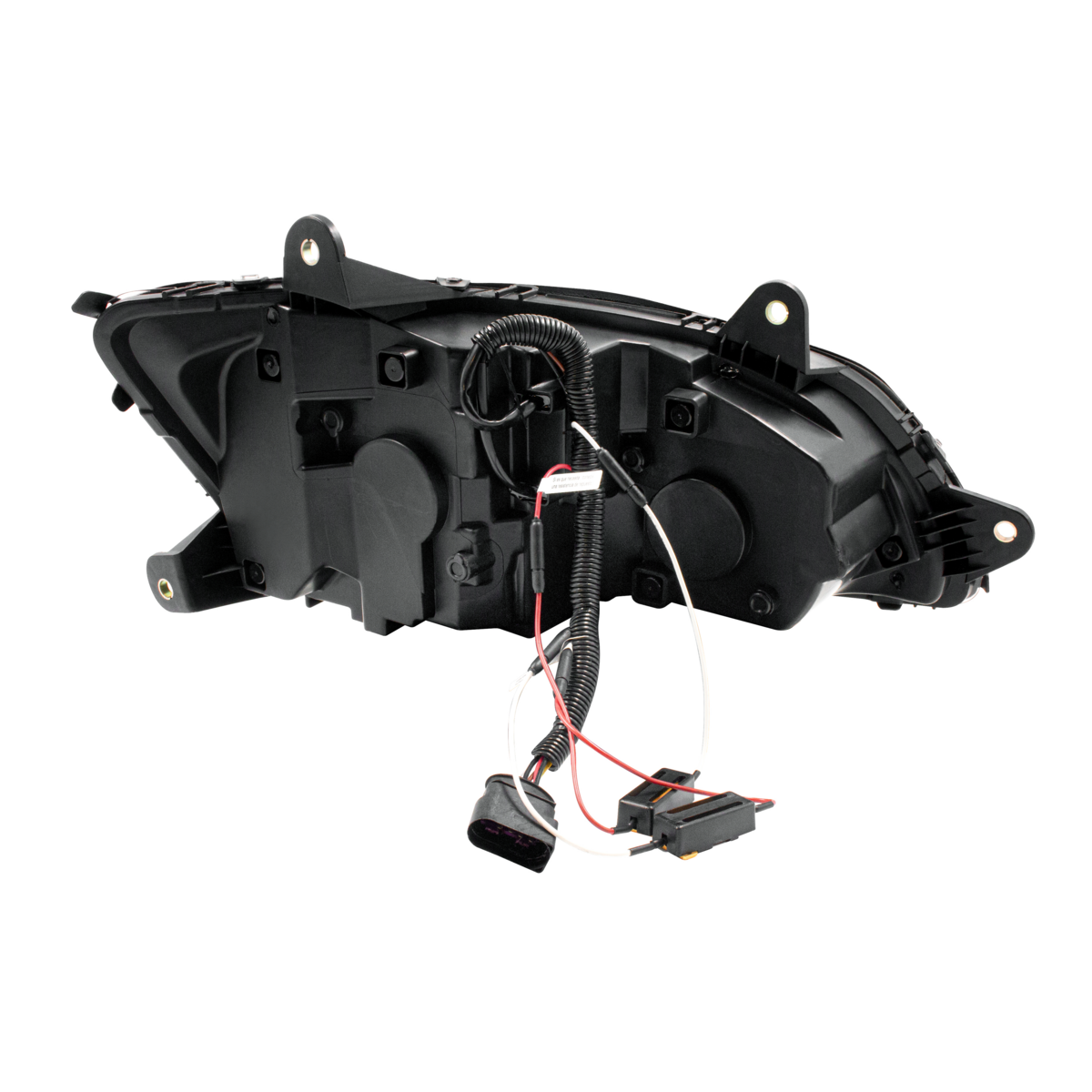 Bundle (2pcs): LED Chrome Projection Headlight With Sequential Turn Signal For 2008-2017 Kenworth T660-Driver and Passenger