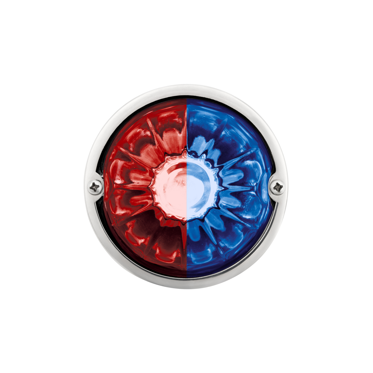 Double Fury 4 LED Dual Function Glass Watermelon Light -Red & Blue LED