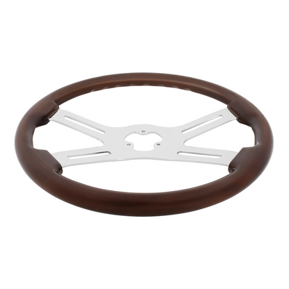 18" Chrome 4 Spoke Steering Wheel