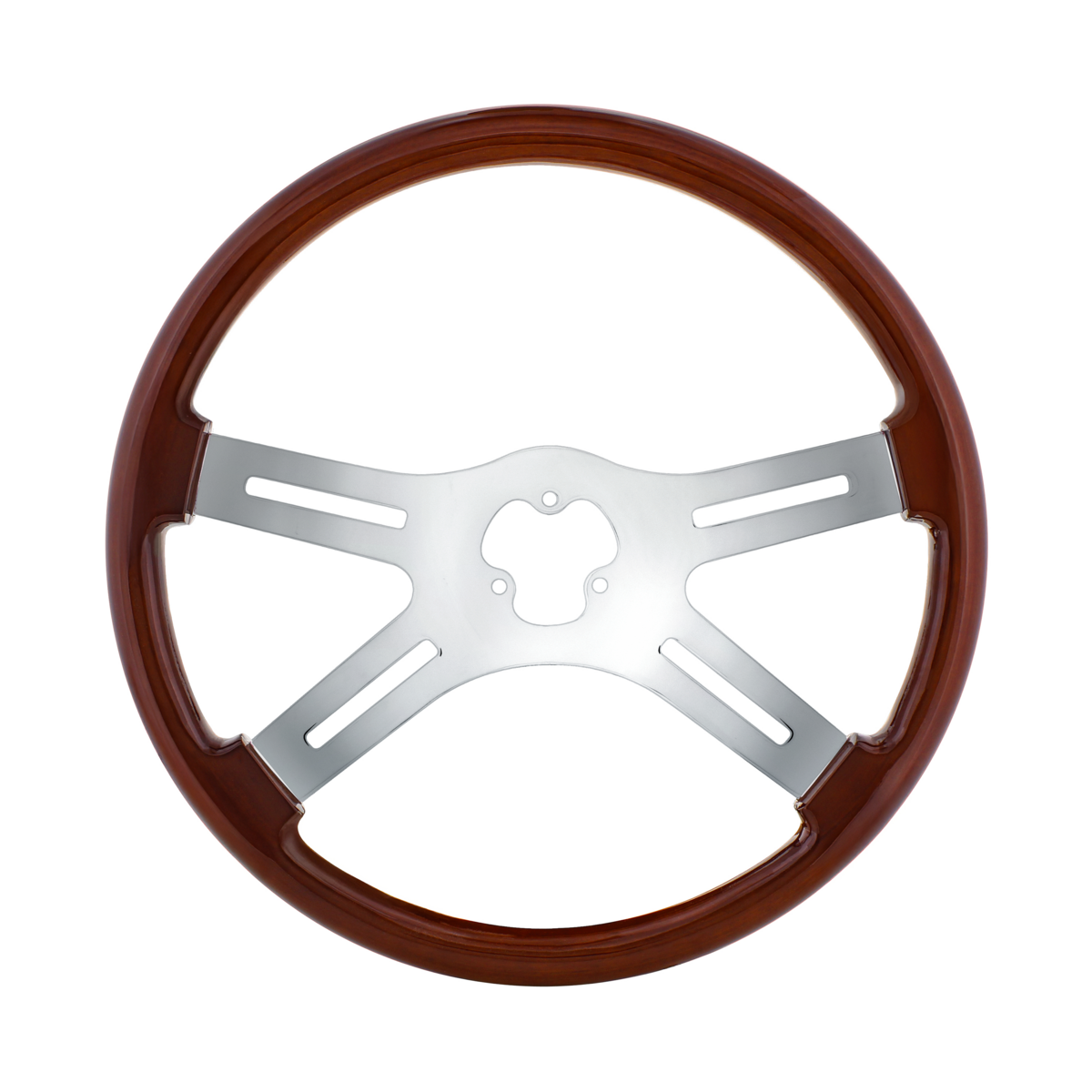 18" Chrome 4 Spoke Steering Wheel