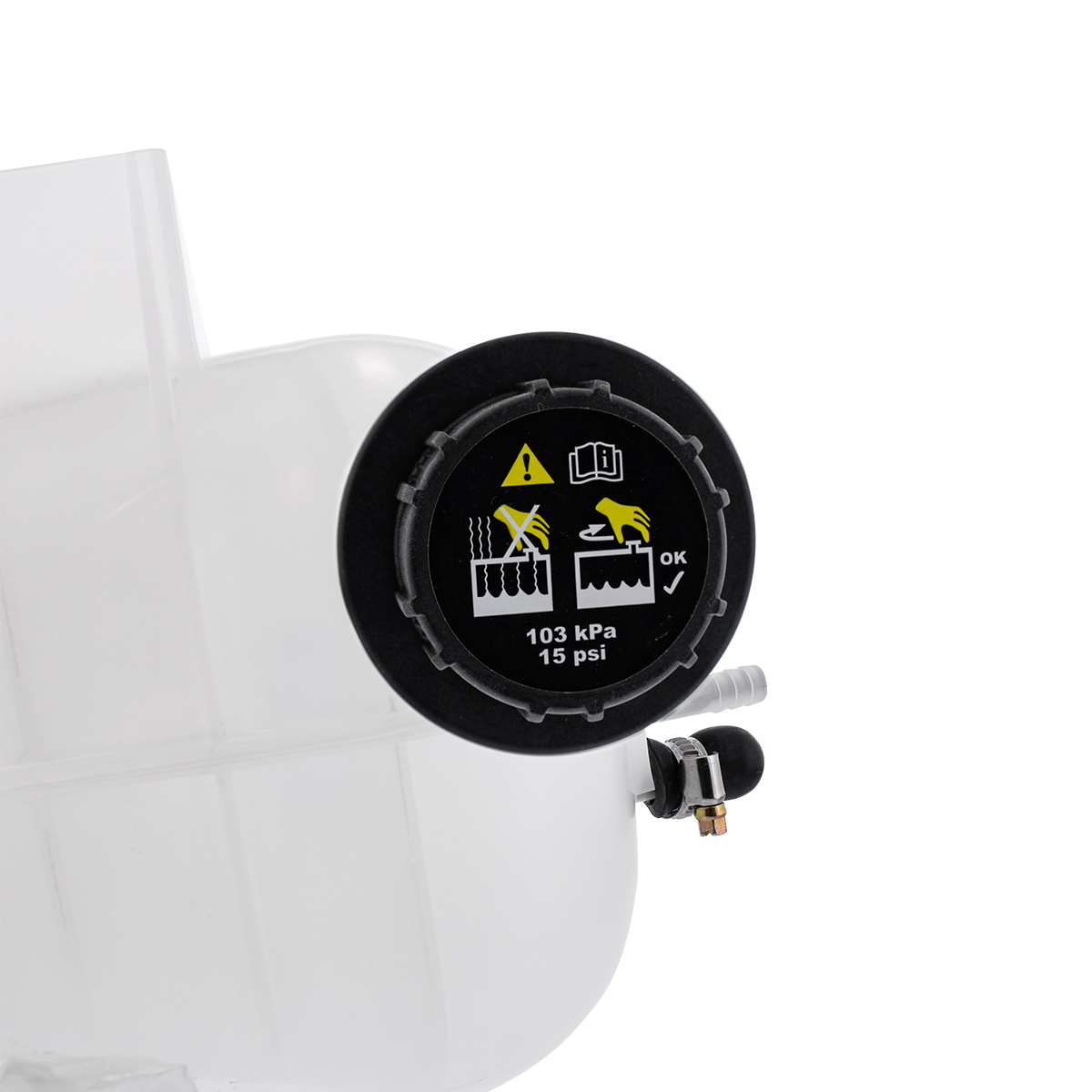 Pressurized Coolant Reservoir & Coolant Level Sensor For 2002-2017 International Durastar