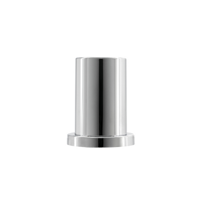 1" X 1 7/8" International Chrome Hulk Bolt Cover (Bulk)