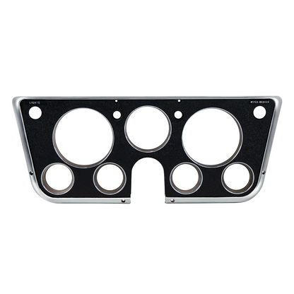 Dash Bezel For 1969-72 Chevy & GMC Truck With 7 Gauges - Black & Chrome
