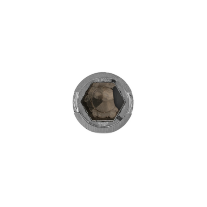 7/16" X 3/4" Chrome Plastic Pointed Nut Cover - Push-On