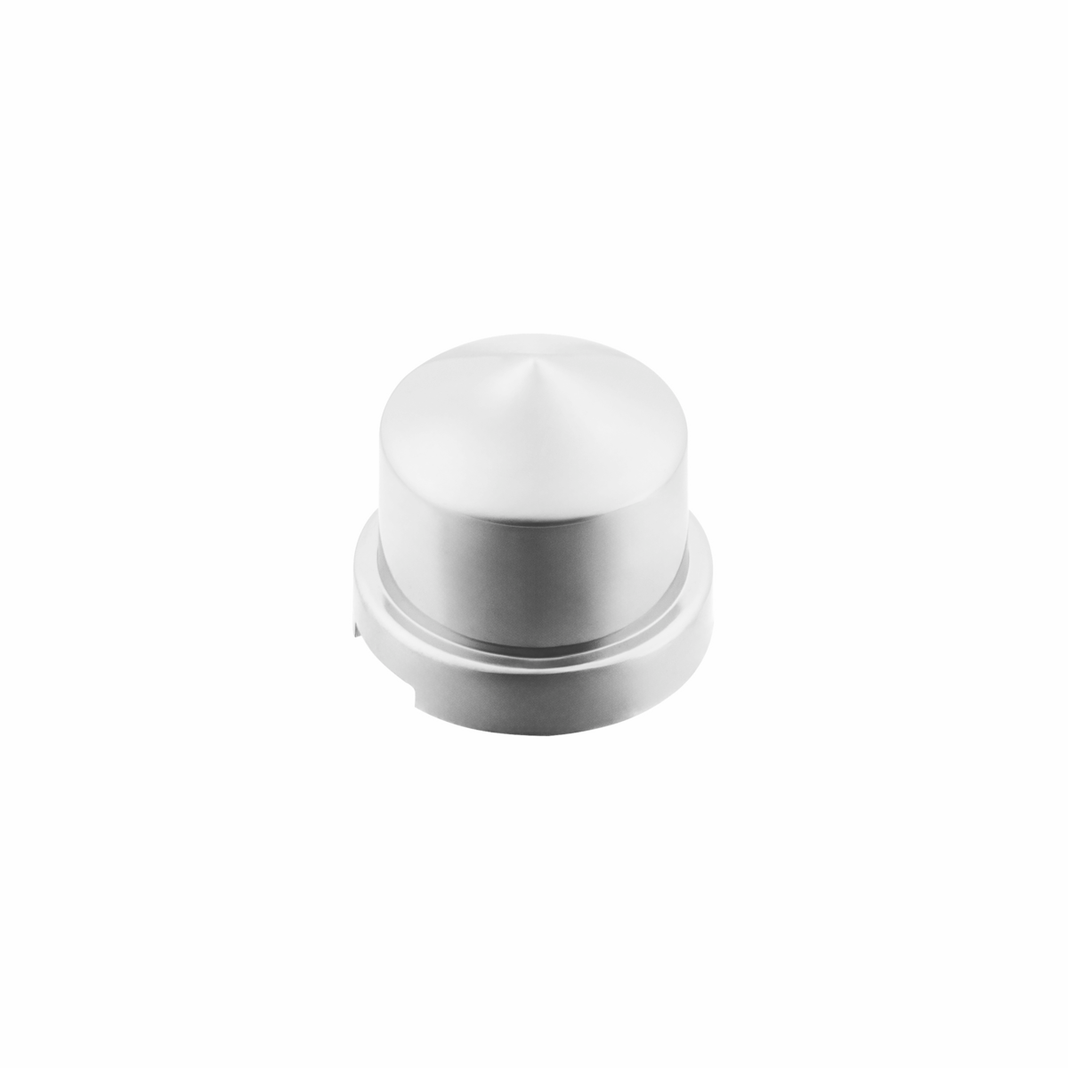 7/16" X 3/4" Chrome Plastic Pointed Nut Cover - Push-On