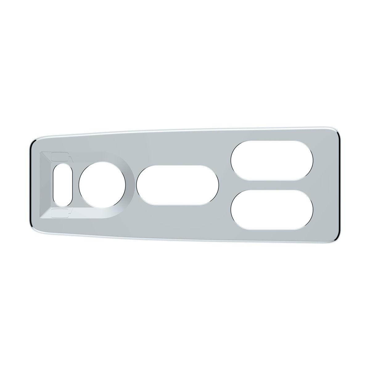 Chrome Window Switch Cover For 2008-2017 Freightliner Cascadia - Driver-5 Openings