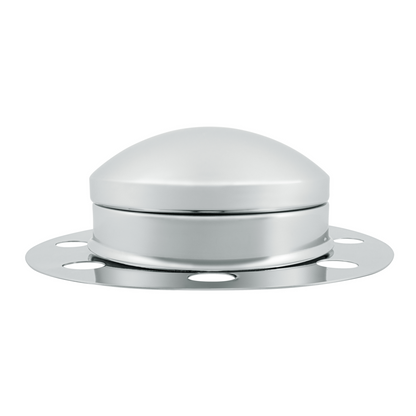 Chrome Dome Front Axle Cover 3PC Kit For Steel/Aluminum Wheel