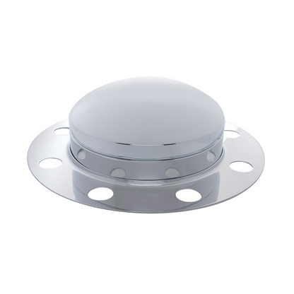 Chrome Dome Front Axle Cover 3PC Kit For Steel/Aluminum Wheel