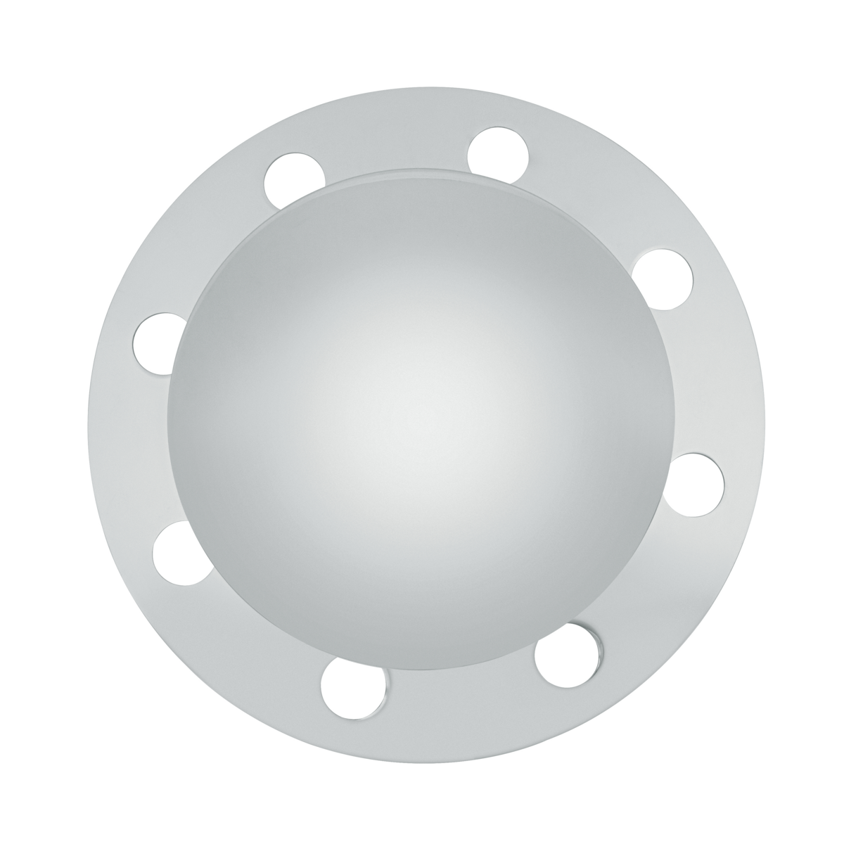 Chrome Dome Front Axle Cover 3PC Kit For Steel/Aluminum Wheel