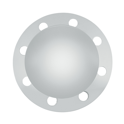 Chrome Dome Front Axle Cover 3PC Kit For Steel/Aluminum Wheel