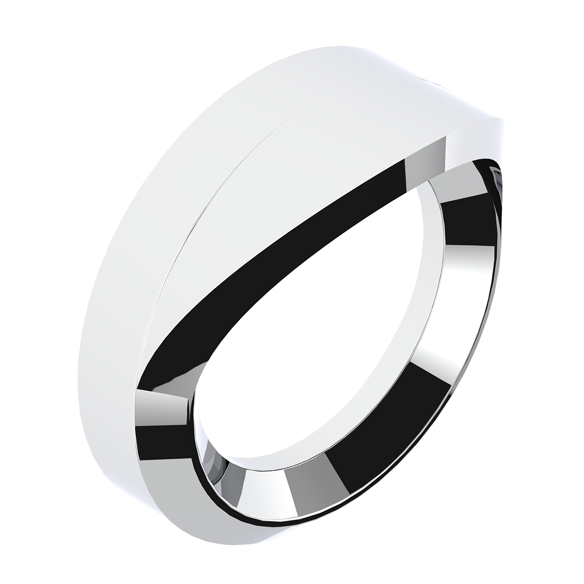 Chrome Plastic Small Gauge Cover With Visor For 1996-2010 Freightliner Century
