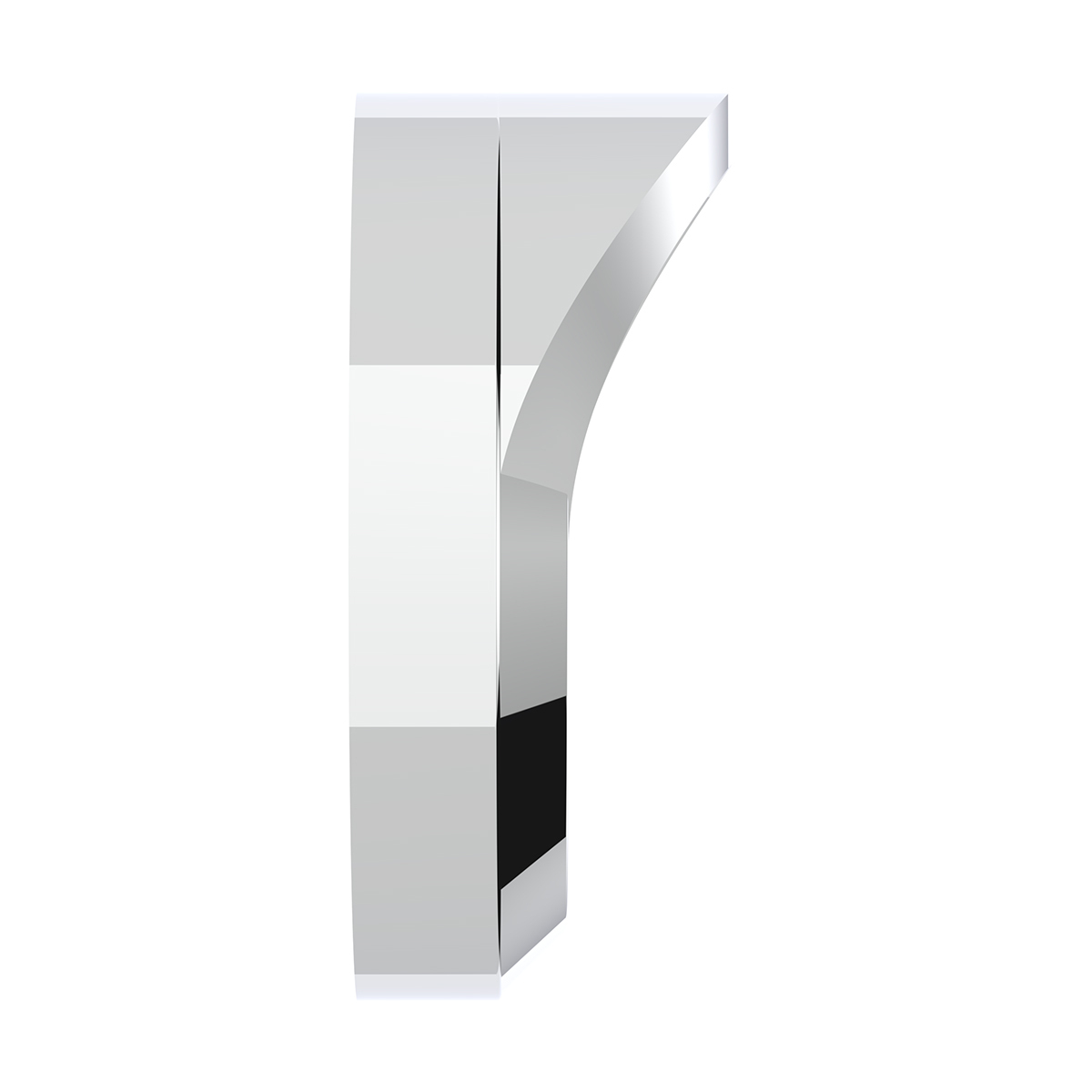 Chrome Plastic Small Gauge Cover With Visor For 1996-2010 Freightliner Century