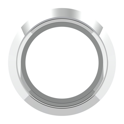 Chrome Plastic Small Gauge Cover With Visor For 1996-2010 Freightliner Century