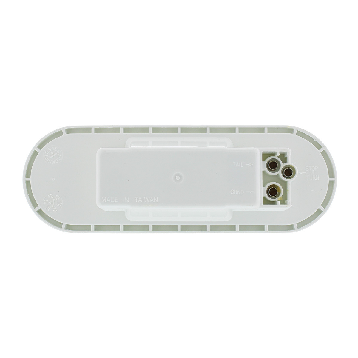 6" Oval Back-Up Light - Clear Lens