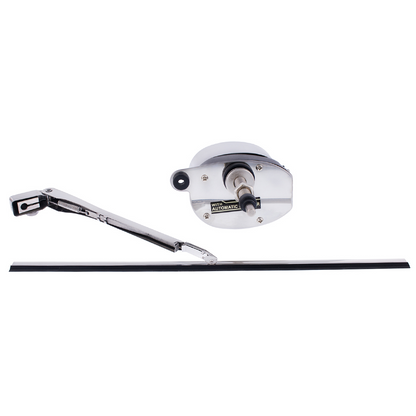 Electric Wiper Motor Set, Stainless Steel Housing With Wiper Arm & Blade