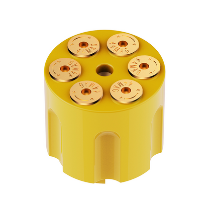 Gun Cylinder 9/10 Speed Gearshift Knob - Electric Yellow