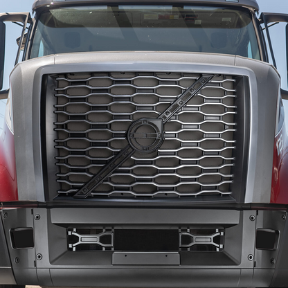 Grille With Bug Screen For 2018-2024 Volvo VNL-Silver
