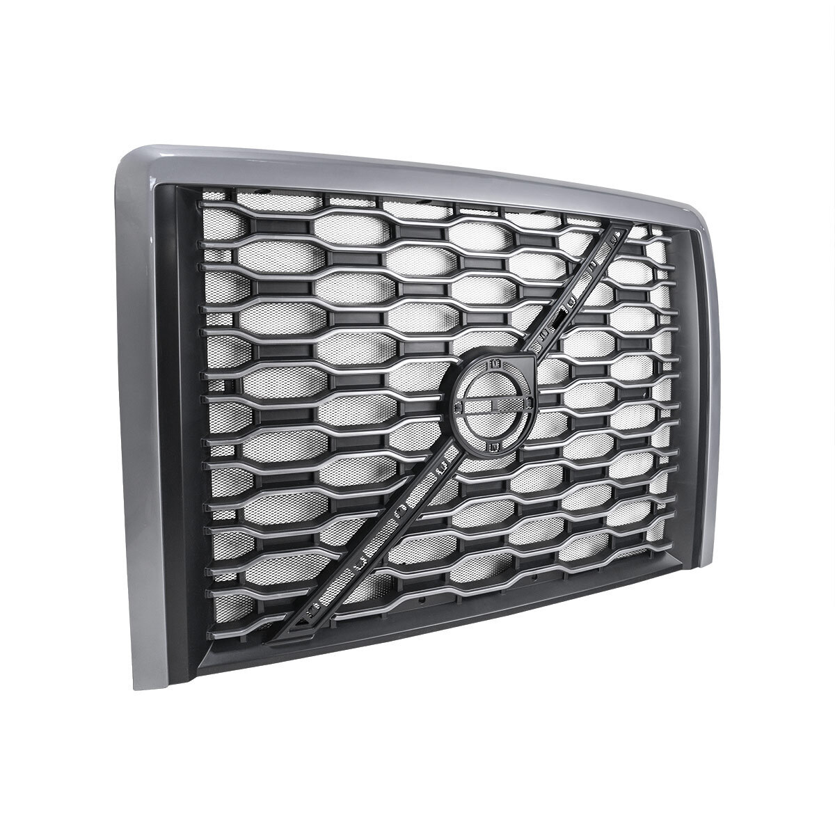 Grille With Bug Screen For 2018-2024 Volvo VNL-Silver