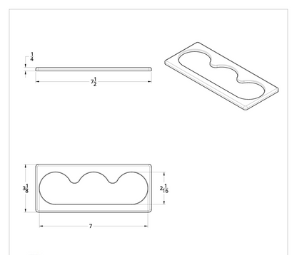 Chrome A/C Control Cover For International ProStar (2008-2019), 9900/9400/9200 (2000-2010)