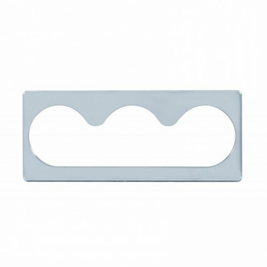 Chrome A/C Control Cover For International ProStar (2008-2019), 9900/9400/9200 (2000-2010)