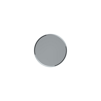 33mm X 6-1/2" Chrome Plastic Tall Cylinder Nut Cover - Thread-On (10 Pcs)