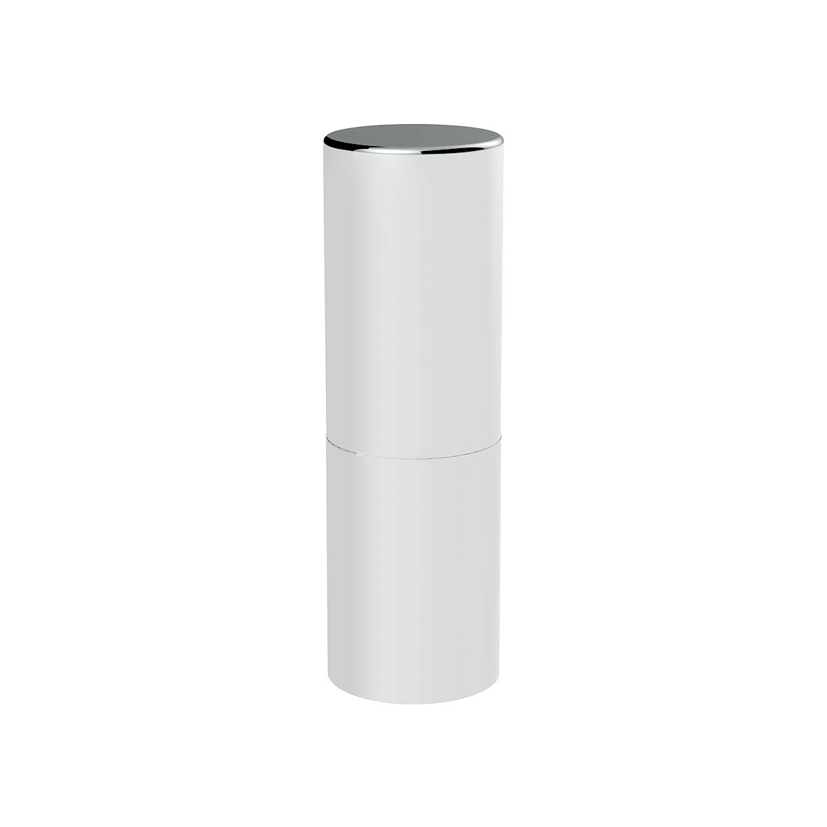 33mm X 6-1/2" Chrome Plastic Tall Cylinder Nut Cover - Thread-On (10 Pcs)