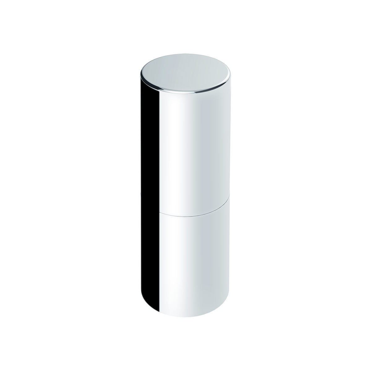 33mm X 6-1/2" Chrome Plastic Tall Cylinder Nut Cover - Thread-On (10 Pcs)
