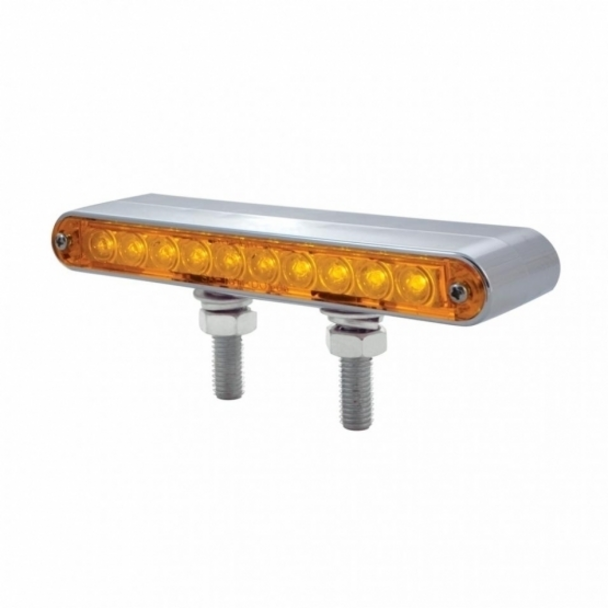 20 LED 6-1/2" Double Face Light Bar - Amber LED/Amber Lens