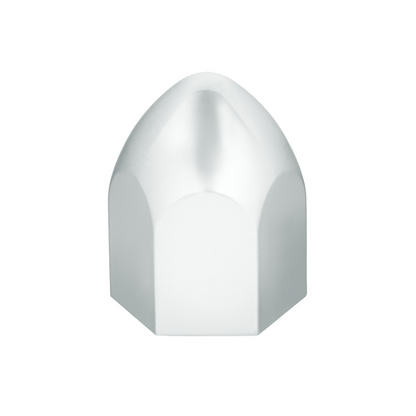 1" x 1 5/8" Chrome Plastic Bullet Nut Cover - Push-On (10 Pack)