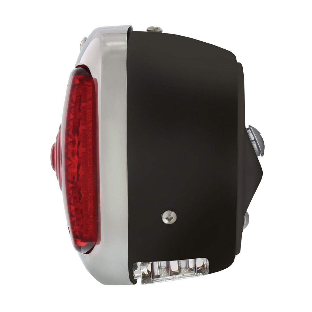 27 LED Sequential Tail Light Assembly With Black Housing For 1937-38 Chevy Car - L/H