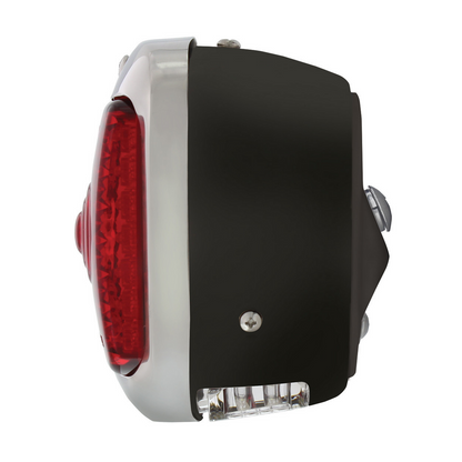 27 LED Sequential Tail Light Assembly With Black Housing For 1937-38 Chevy Car - L/H