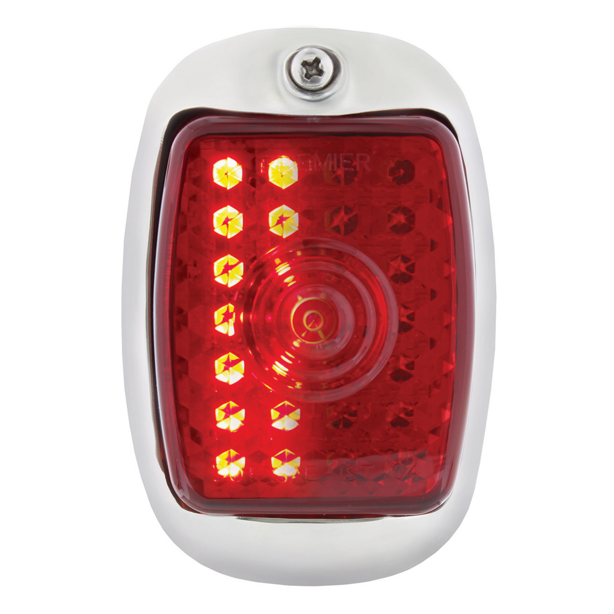 27 LED Sequential Tail Light Assembly With Black Housing For 1937-38 Chevy Car - L/H