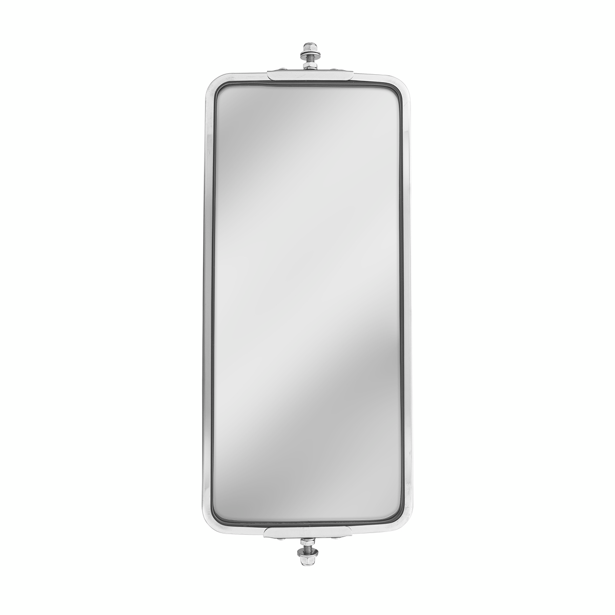 7" X 16" 430 Stainless Steel West Coast Style Mirror - Heated