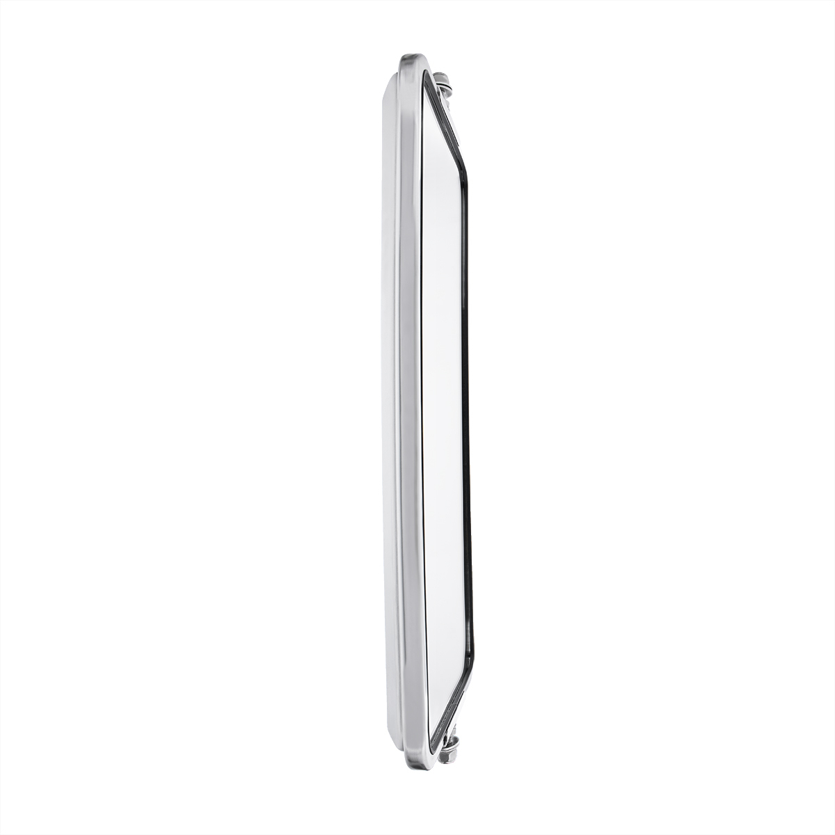 7" X 16" 430 Stainless Steel West Coast Style Mirror - Heated
