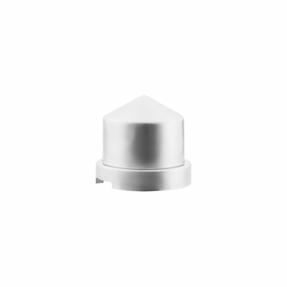 7/16" x 3/4" Chrome Plastic Pointed Nut Covers - Push-On (10-Pack)
