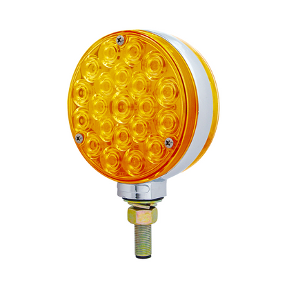 42 LED Double Face Turn Signal Light - Amber LED/Amber Lens