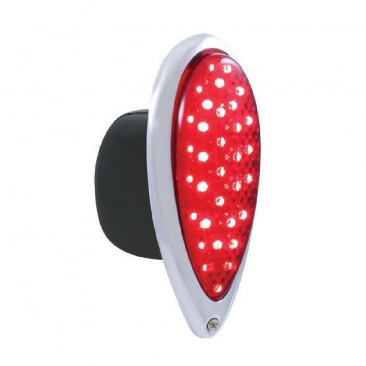 33 LED Tail Light With Stainless Steel Rim For 1938-39 Ford Car