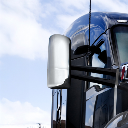 Chrome Mirror Cover For 2013-2026 Kenworth T680-Driver
