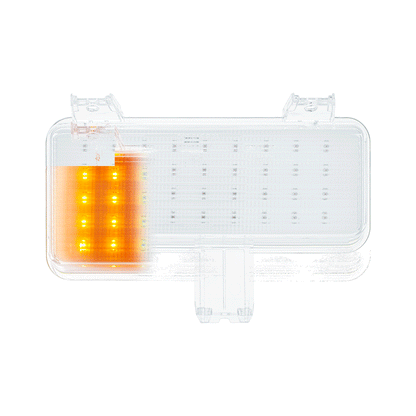 36 LED Sequential Parking Light For 1981-1982 Chevrolet & GMC Truck-Amber LED/Clear Lens L/H