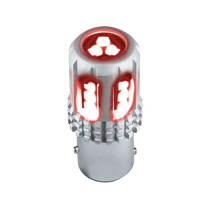 360-Degree Double Fury High Power 18 LED 1157 Bulb-Red & Blue LED