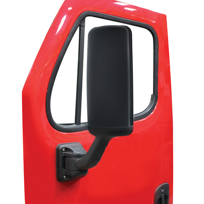 Matte Black Mirror Cover For 2008-2017 Freightliner Cascadia - Driver