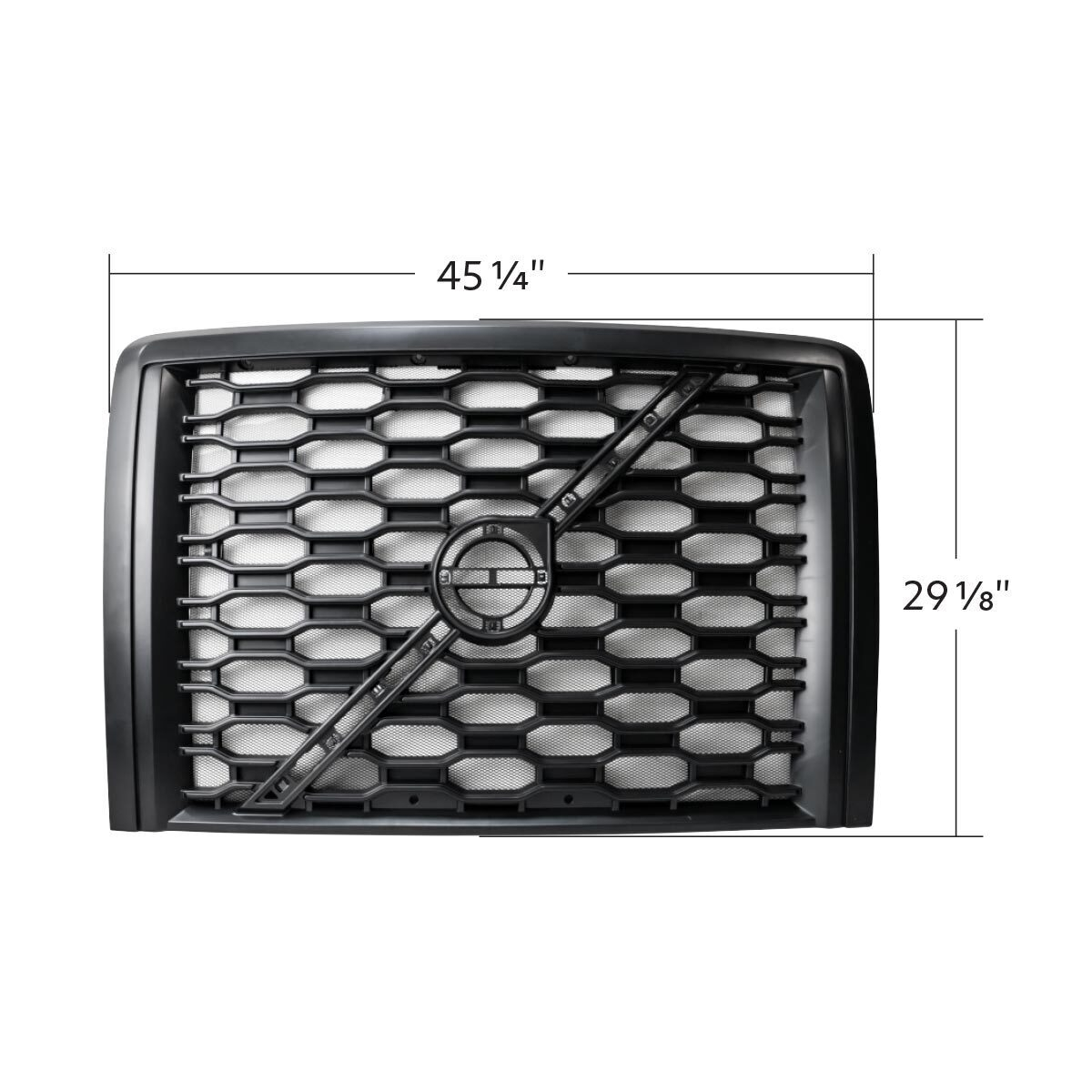 Grille With Bug Screen For 2018-2024 Volvo VNL-Black
