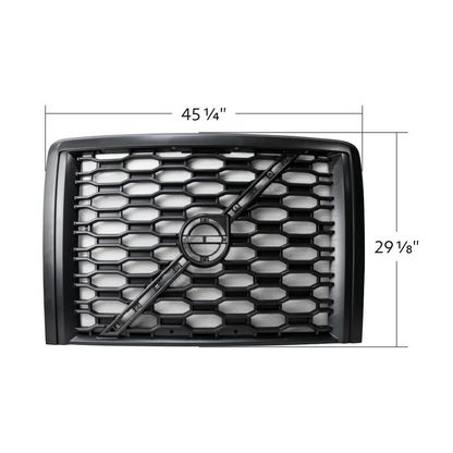 Grille With Bug Screen For 2018-2024 Volvo VNL-Black