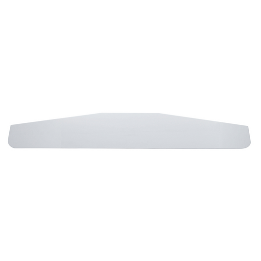 3" X 16" Chrome Standard Bottom Mud Flap Plate - Welded Stud
