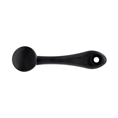 Black Die-Cast Window Crank With 3/8” Square Adapter - Plain