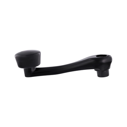 Black Die-Cast Window Crank With 3/8” Square Adapter - Plain