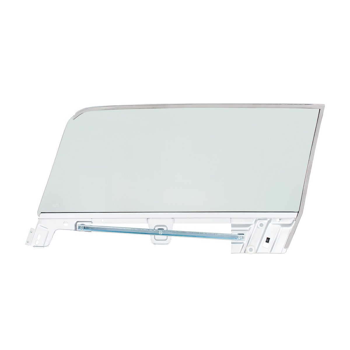 Complete Tint Door Glass Assembly For 1967-68 Ford Mustang Coupe - R/H