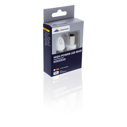 High Power 8 LED 1156 Type Bulb - Red (Card of 2)