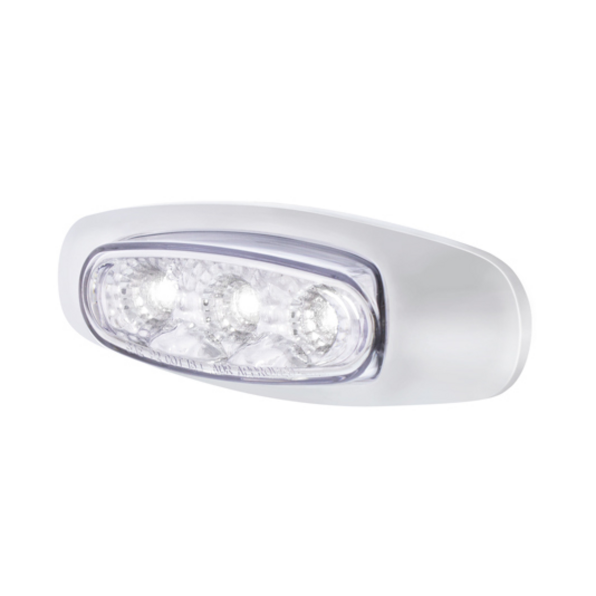 5 LED Reflector Auxiliary/Utility Light With Side Ditch Light -White LED/Clear Lens (Bulk)
